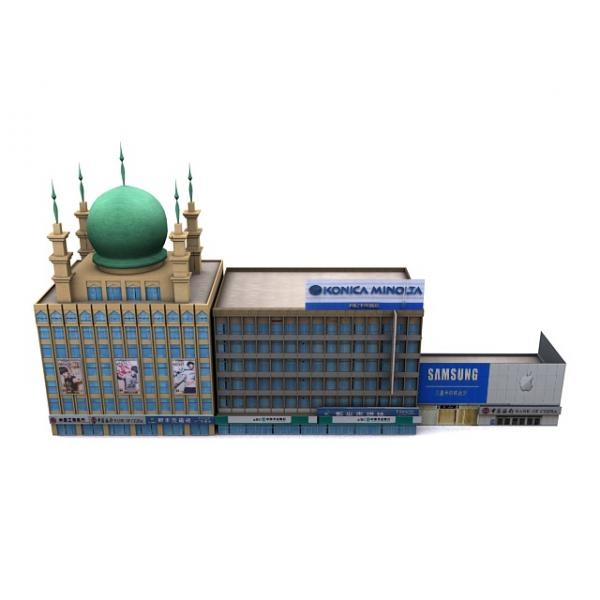 商店-建筑-VR/AR模型-3D城