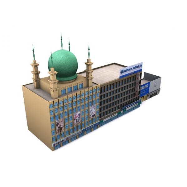 商店-建筑-VR/AR模型-3D城