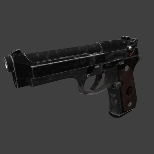 M951-军事-枪炮-VR/AR模型-3D城