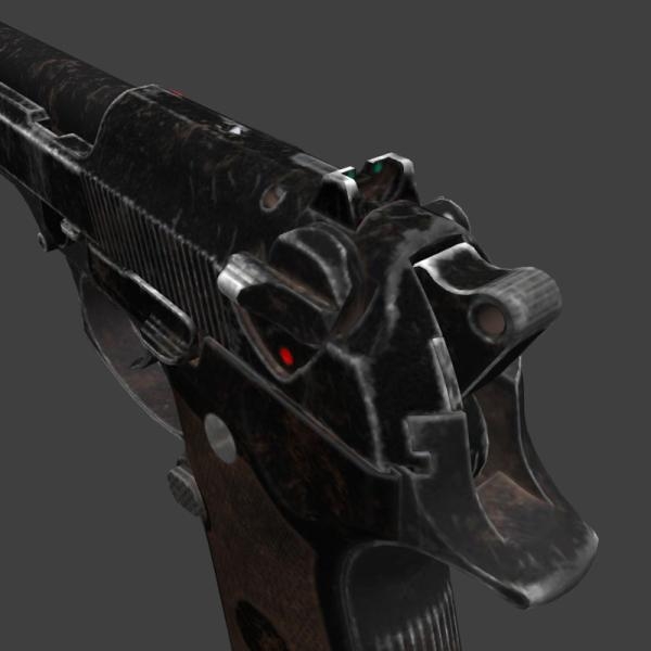 M951-军事-枪炮-VR/AR模型-3D城