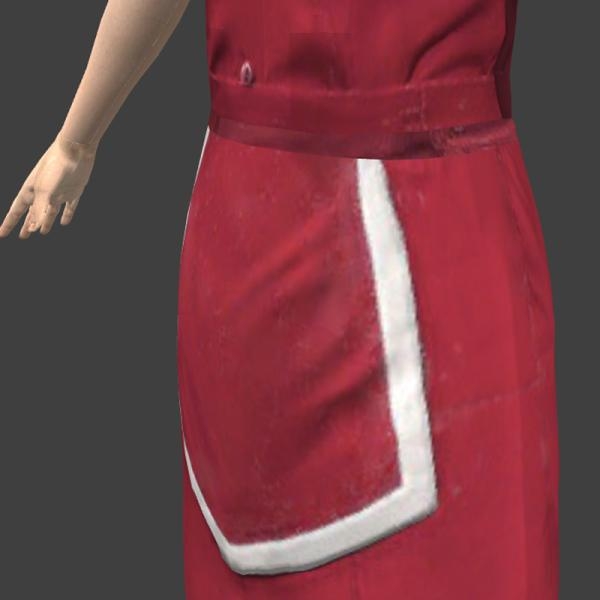 服务员-角色人体-VR/AR模型-3D城