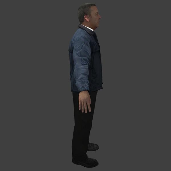 警察-角色人体-男人-3D打印模型-3D城