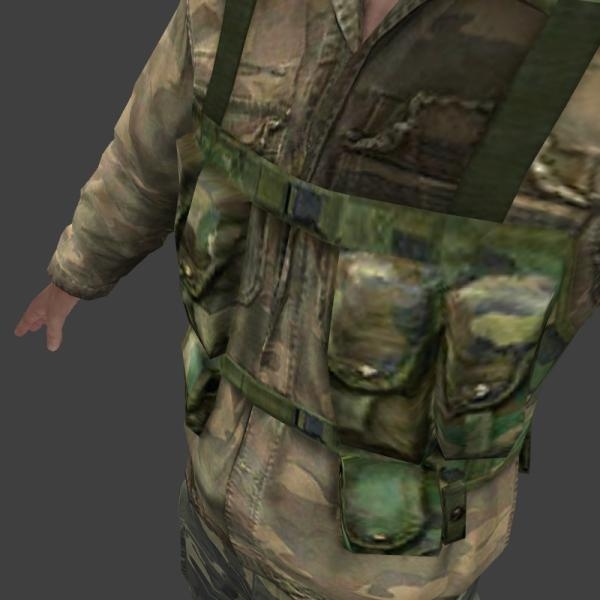 军人-角色人体-男人-3D打印模型-3D城
