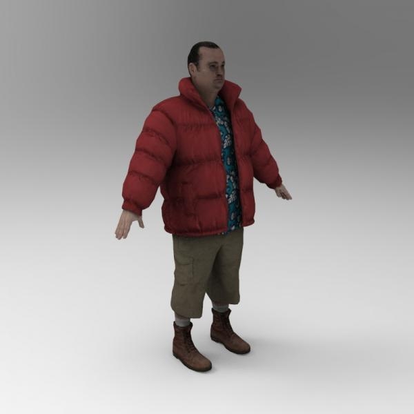 男性角色-角色人体-VR/AR模型-3D城