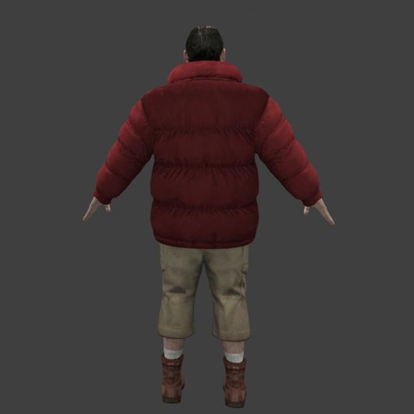 男性角色-角色人体-VR/AR模型-3D城