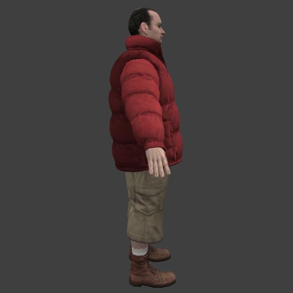 男性角色-角色人体-VR/AR模型-3D城