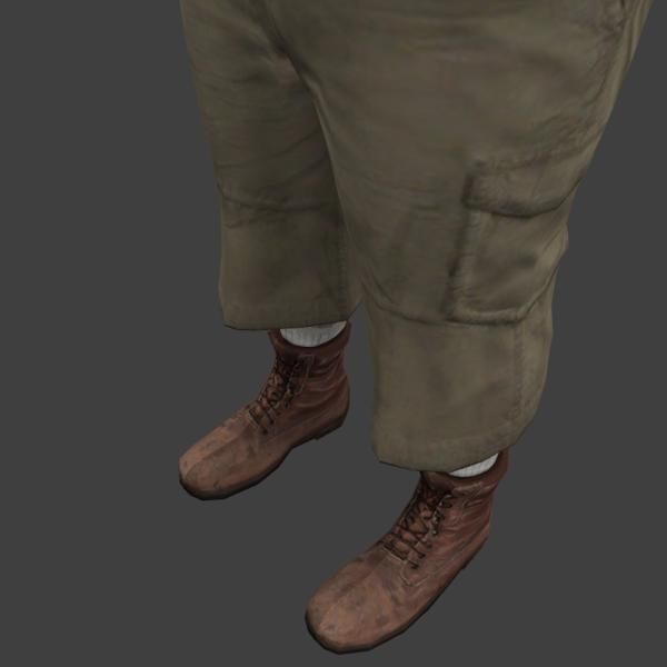 男性角色-角色人体-VR/AR模型-3D城