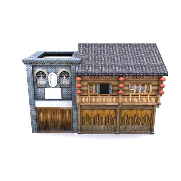 老式建筑-建筑-VR/AR模型-3D城