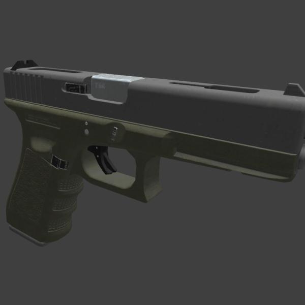 Glock18C-军事-枪炮-VR/AR模型-3D城