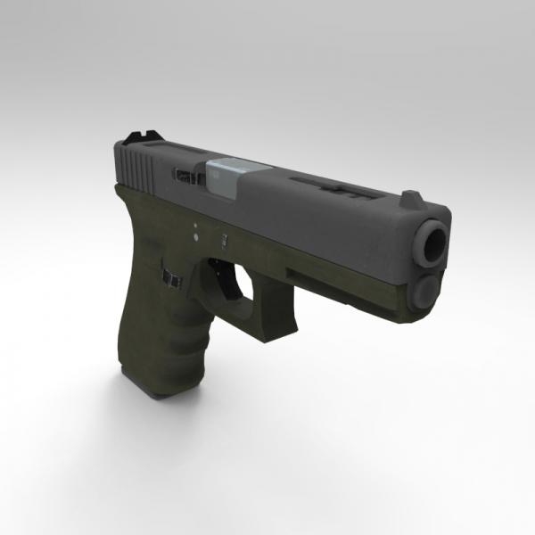 Glock18C-军事-枪炮-VR/AR模型-3D城