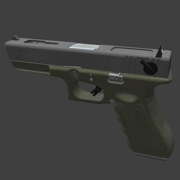 Glock18C-军事-枪炮-VR/AR模型-3D城