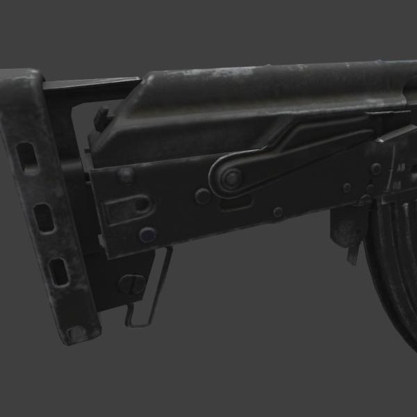 Groza-军事-枪炮-VR/AR模型-3D城