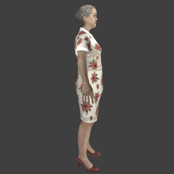女性角色-角色人体-VR/AR模型-3D城