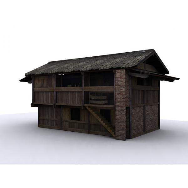 老房子-建筑-VR/AR模型-3D城