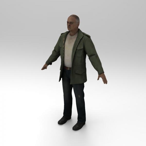 男性角色-角色人体-男人-3D打印模型-3D城