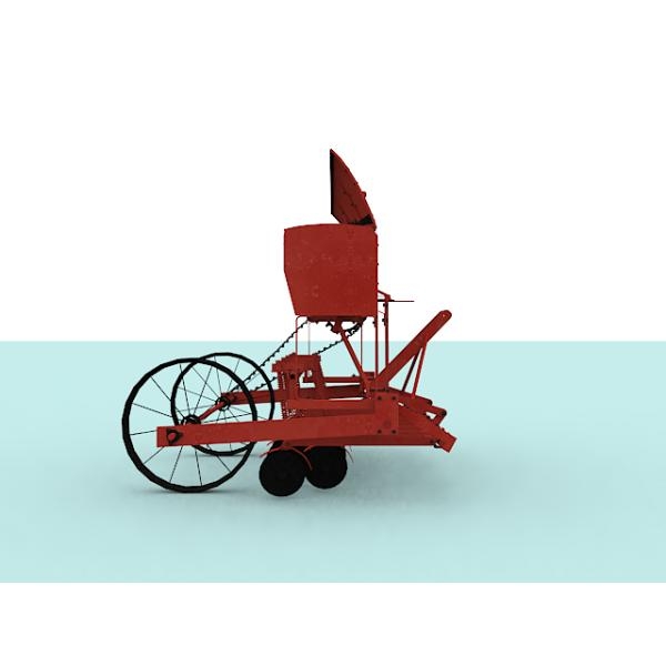 谷物条播机-科技-工具-VR/AR模型-3D城
