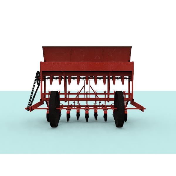 谷物条播机-科技-工具-VR/AR模型-3D城