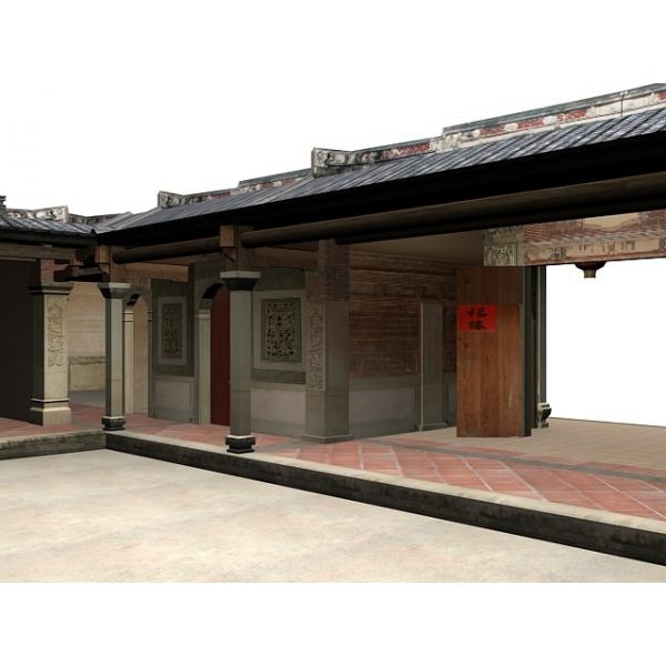 李家大院-建筑-VR/AR模型-3D城