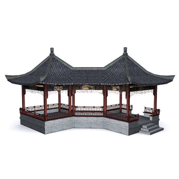 连理亭-建筑-VR/AR模型-3D城