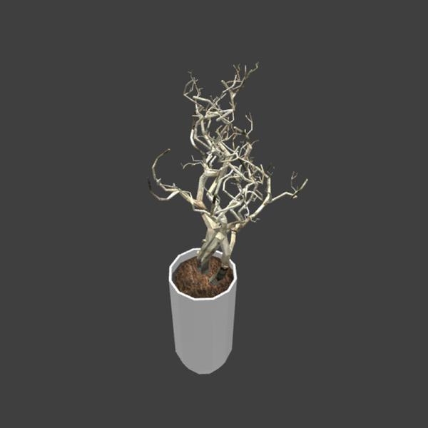 枯木植物-动植物-VR/AR模型-3D城