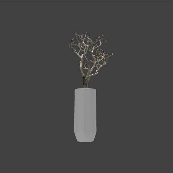 枯木植物-动植物-VR/AR模型-3D城