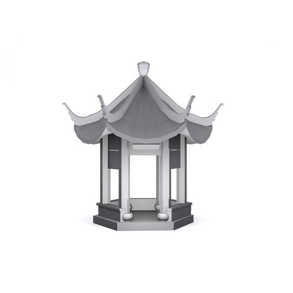 亭子-建筑-VR/AR模型-3D城
