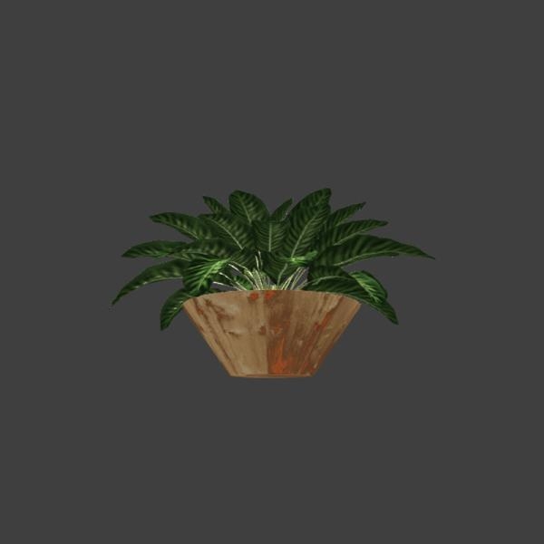 植物盆栽-动植物-VR/AR模型-3D城
