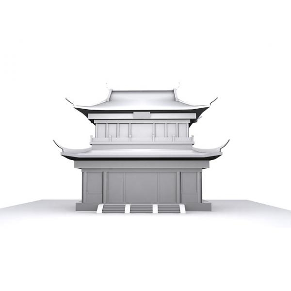 望海楼-建筑-VR/AR模型-3D城