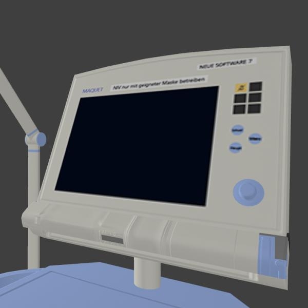 呼吸机-科技-医疗设备-VR/AR模型-3D城