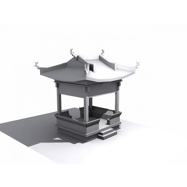 荔枝亭-建筑-VR/AR模型-3D城