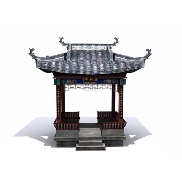 荔枝亭-建筑-VR/AR模型-3D城