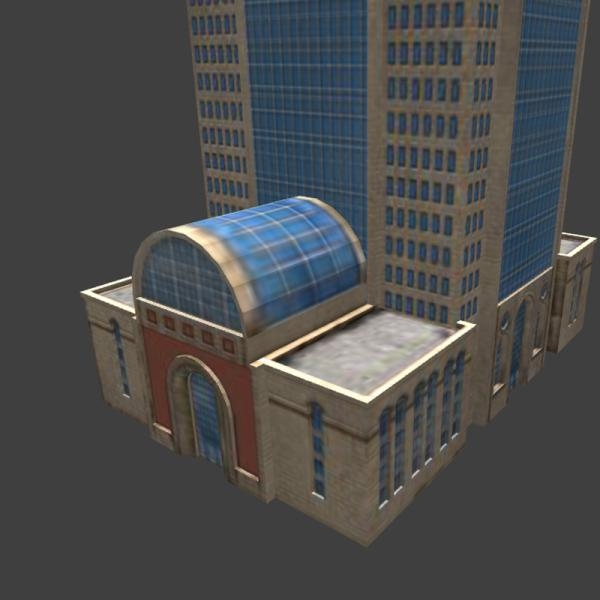 办公楼-建筑-办公-3D打印模型-3D城