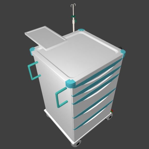 手推车-科技-医疗设备-VR/AR模型-3D城
