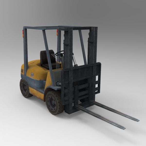叉车-汽车-VR/AR模型-3D城