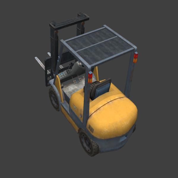 叉车-汽车-VR/AR模型-3D城