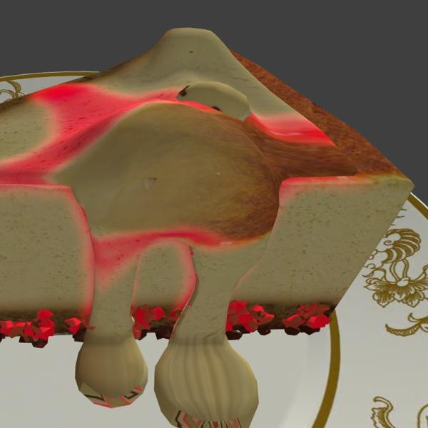 蛋糕-文体生活-杂食-VR/AR模型-3D城