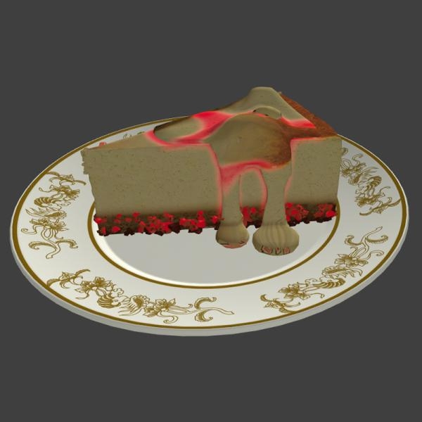 蛋糕-文体生活-杂食-VR/AR模型-3D城