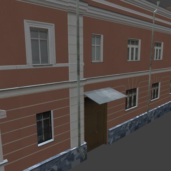 欧式建筑-建筑-VR/AR模型-3D城