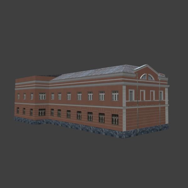 欧式建筑-建筑-VR/AR模型-3D城