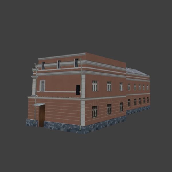 欧式建筑-建筑-VR/AR模型-3D城