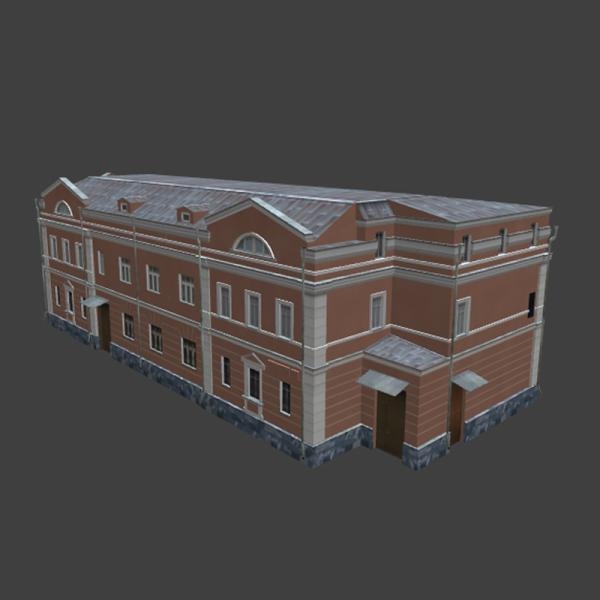 欧式建筑-建筑-VR/AR模型-3D城
