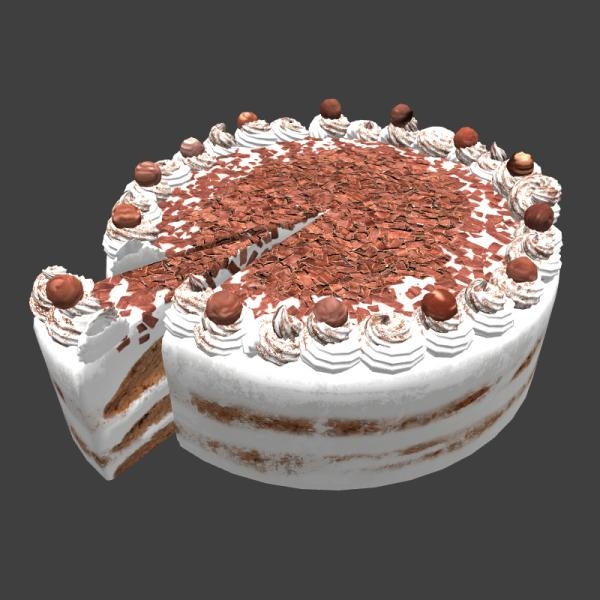 蛋糕-文体生活-杂食-VR/AR模型-3D城