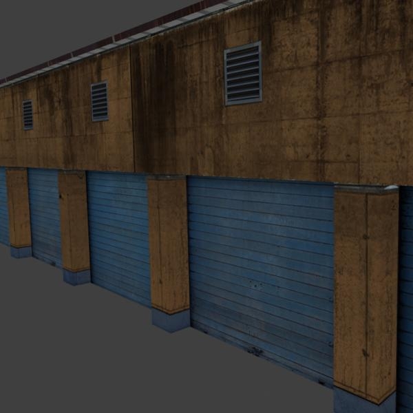 破旧厂房-建筑-VR/AR模型-3D城