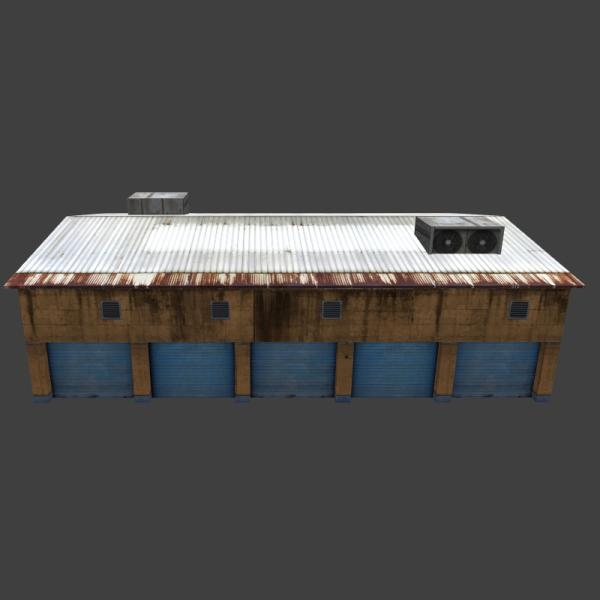 破旧厂房-建筑-VR/AR模型-3D城