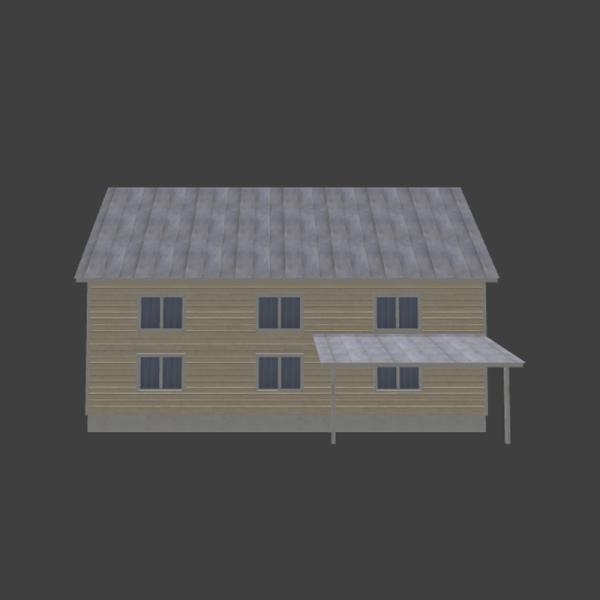 欧洲风格别墅-建筑-VR/AR模型-3D城