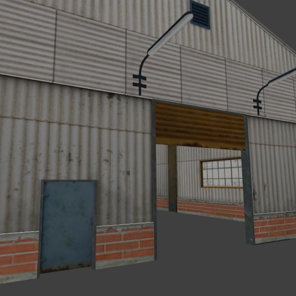 工厂-建筑-VR/AR模型-3D城