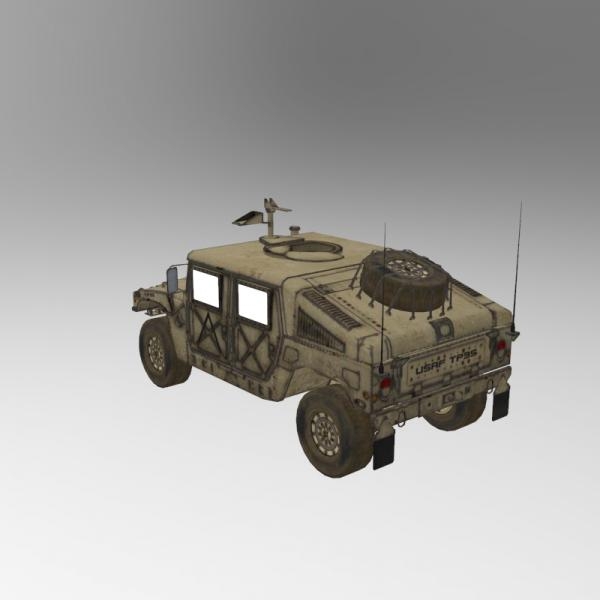 悍马军事汽车-汽车-军事汽车-3D打印模型-3D城