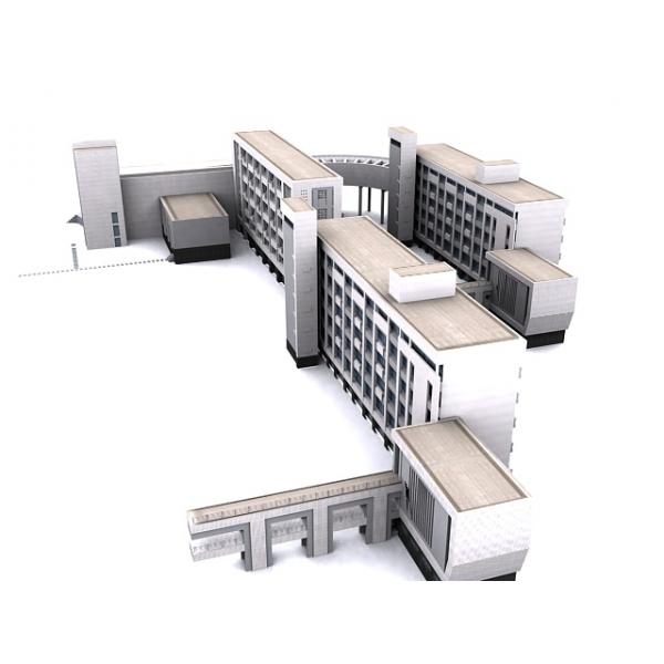 博雅楼-建筑-VR/AR模型-3D城