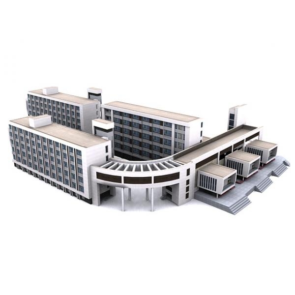 博雅楼-建筑-VR/AR模型-3D城