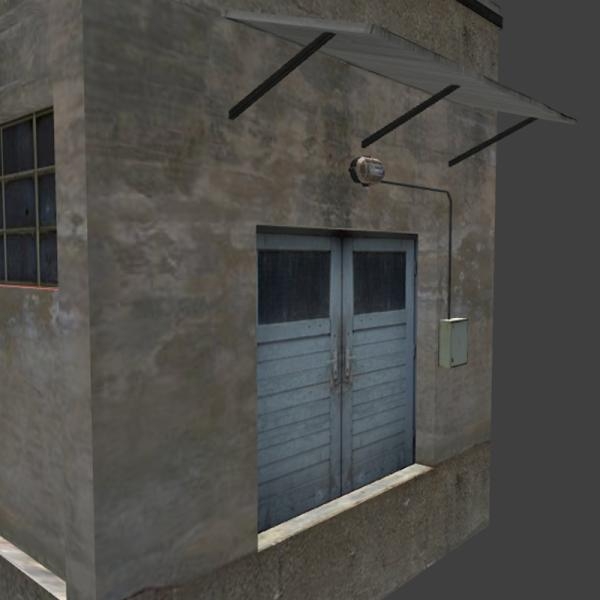 破旧工厂-建筑-VR/AR模型-3D城